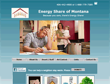 Tablet Screenshot of energysharemt.com